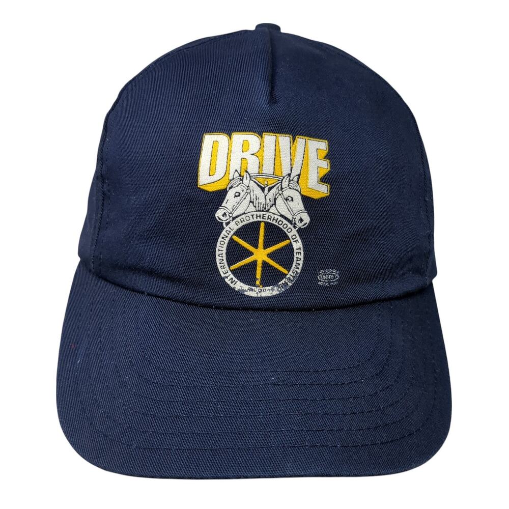 Drive Teamsters Union Snapback 5 Panel Cap Blue One Size Lion Brothers